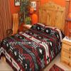 Mission Del Rey Western Bedding Collection - Laguna Black King 114"x96" view 2