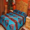 Mission Del Rey Western Bedding Collection - Tesuque Blue King 114"x96" view 1