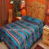 Mission Del Rey Western Bedding Collection - Maricopa Blue King 114"x96" view 1