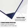 MyGradDay Imprinted Diploma Cover 8.5x11 Diploma Holder Graduation Certificate Cover Smooth Leather Letter Size Navy Blue view 3