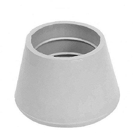 Vico Marine 7/8" Crutch Tips for Boat Poles Gray Non-Marking TPE Rubber Tips, Secure Grip, Protects Decks and Floors, 10-Pack, Made in The USA