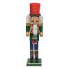 Northlight 14" Green and Red Traditional Standing Drummer Christmas Nutcracker view 1