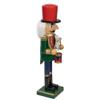 Northlight 14" Green and Red Traditional Standing Drummer Christmas Nutcracker view 3