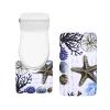Amagical Colorful Sea Shells Design Bath Mat Set 2 Piece Toilet Rug Bathroom Contour Mat view 1