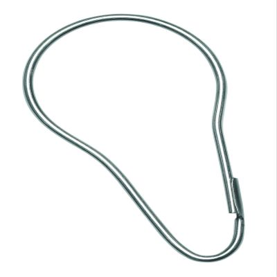 Bradley Corporation 9536-000000 Bradley 9536-000000 Shower Curtain Hook, SS Spring (Pack of 12)