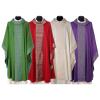 Holyart Catholic Chasuble in Pure Wool with Orphrey in Pure Silk, GreenGreen view 1