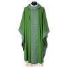 Holyart Catholic Chasuble in Pure Wool with Orphrey in Pure Silk, GreenGreen view 3