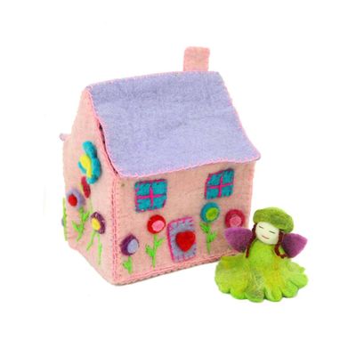 Global Groove Felted Tiny Dream House