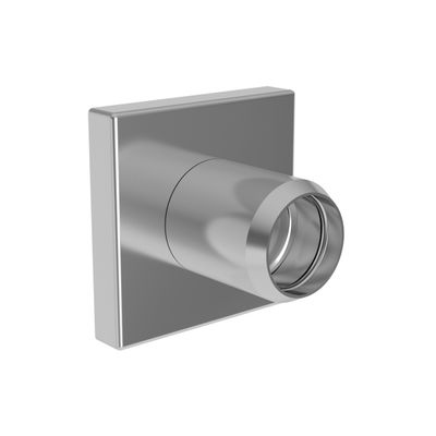 GINGER 5239B/PC Lineal Curtain Shower Rod Brackets Pair, Polished Chrome