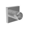 GINGER 5239B/PC Lineal Curtain Shower Rod Brackets Pair, Polished Chrome view 1