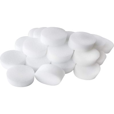 Foam Make-Up Sponges, White, Bag of 25