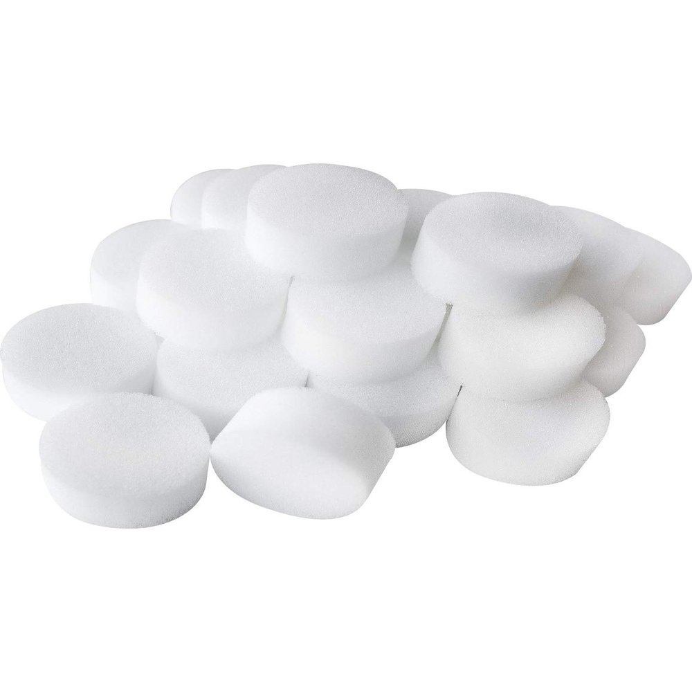 Foam Make-Up Sponges, White, Bag of 25