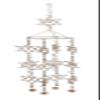 Deco 79 51553 Metal Wind Chime, 7" W/35 H view 1