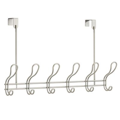 InterDesign 12pcs Bathroom Hook Door Hanger Holder Neo Satin 02970EJ