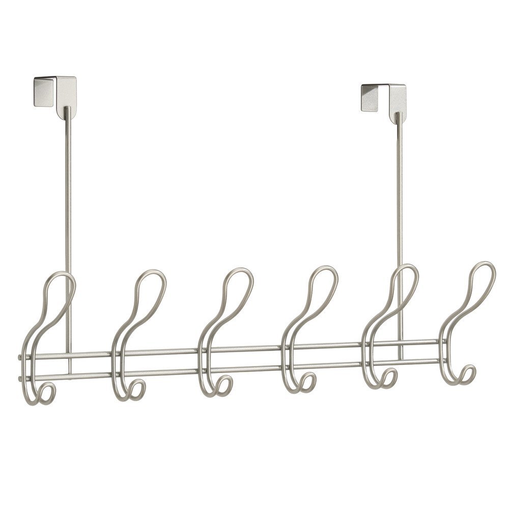 InterDesign 12pcs Bathroom Hook Door Hanger Holder Neo Satin 02970EJ