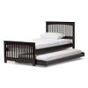 Baxton Studio Hevea Twin Platform Bed in Dark Brown view 4