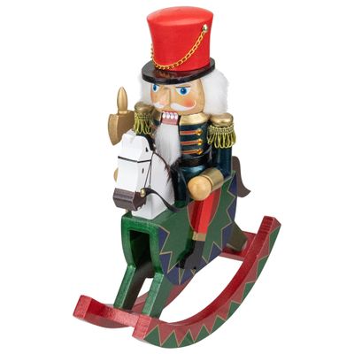 Northlight F86000 12" Decorative Wooden Green, Red and