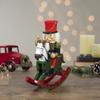 Northlight F86000 12" Decorative Wooden Green, Red and view 2