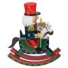 Northlight F86000 12" Decorative Wooden Green, Red and view 3