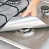 4PCS Reusable Silver Gas Range Protector Gas Hob Liner Stove Top Protectors view 2