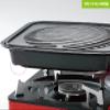 Ishigaki Iron Casting, Yakiniku Plate, Black, Width 11.4 x Depth 10.6 x Height 2.2 inches (29 x 27 x 5.7 cm), Delicious Special Service, Grill, Extra Oil, Saucer, Drop, Healthy view 3