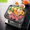 Ishigaki Iron Casting, Yakiniku Plate, Black, Width 11.4 x Depth 10.6 x Height 2.2 inches (29 x 27 x 5.7 cm), Delicious Special Service, Grill, Extra Oil, Saucer, Drop, Healthy view 4