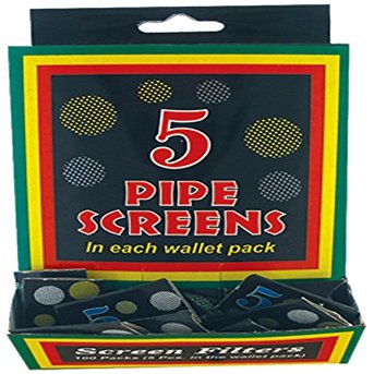 The Big Easy Pipe Accessories P846 100 Screens Brass Pipe