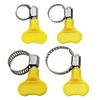 UP100 10 PCS Stainless Steel Butterfly Hose Clamp Pipe Clamp Plastic Tube for Homebrew (Fit 20mm OD ~30mm OD Plastic Tube) view 2