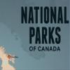 Canada National Parks Checklist Map 18x24 Poster (Tan & Slate Blue) view 3