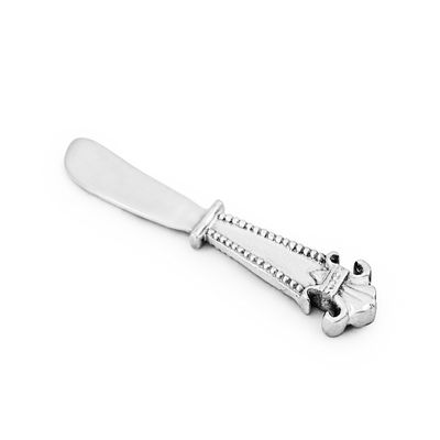 Beatriz Ball 6154 ORLEANS Fleur de Lis Spreader, Silver