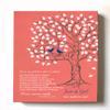 MuralMax Personalized Anniversary Family Tree Artwork - Love is Patient Love Is Kind Bible Verse - Unique Wedding & Housewarming Canvas Wall Decor Gifts - Color Coral - Size - 8x10 view 1
