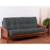 Blazing Needles Renewal 9" Twill Futon Mattress, Queen, Steel Grey view 1