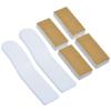 Cosmos Pack of 2 White Toilet Seat Pad Cover Lifter Lift Handle view 3