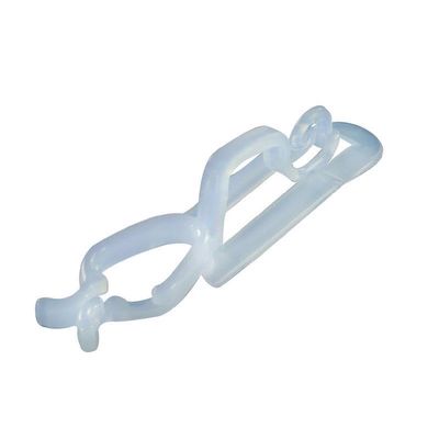 Dyno Commerical All-N-1 Light Clips White Plastic 100 pk