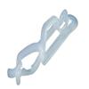 Dyno Commerical All-N-1 Light Clips White Plastic 100 pk view 2