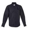 Holyart Pastor Long Sleeve Shirt easy-iron mixed herringbone cotton Black Cococler, 44 cm - 17.5 inc. - XL view 1