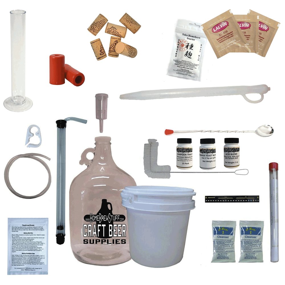 HomeBrewStuff Table Top Sake Equipment Kit With Koji-Kin Culture