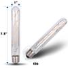 DC 12V LOW VOLTAGE E26 Medium Base T30 Glass Tube Lamp 7.2" Tubular LED Filament Light Bulb Vintage Retro JDD Antique Nostalgic Classic Edison Home Accent Interior Lighting - 2700K Warm White, 4 Watt view 2