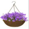 14" Resin Woven Hanging Basket, Espresso Brown, Hangings Basket view 2