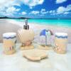 AMSS 5pcs Bathroom Accessories Set Modern Lady Design Resin Finish view 1