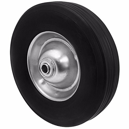 1pc Never Flat Free 8" Inch Solid Hard Rubber Hand Truck Tire Fits 5/8" Axle