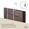 Umbra Estique Over The Door Coat Rack & Multi-Use Organizer, for Coats, Bags, Hats & More, White/Natural view 4