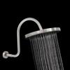 MODONA 10 Rain Shower Head and S Long Shower Arm with Flange  Satin Nickel - 5 Year Warrantee view 3