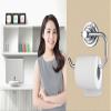 BOPai Modern Vacuum Suction Cup Toilet Paper Holder,Removable Bracket for Bathroom Kitchen.Chrome view 4