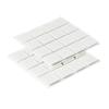 32 Felt pads, 19 x 19 mm, white view 1