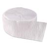 12 x 81ft Silkrepe Streamers Crepe Paper Party Supplies Birthday Festive Cindus (White) view 1