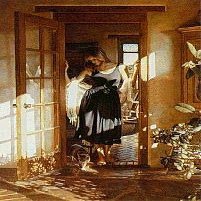 Steve Hanks - Santa Fe Sun Signed Open Edition on Paper