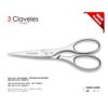 3 Claveles 00404, Stainless Steel, Grey, 24x8.6x1.2 cm view 4