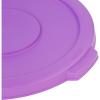 Carlisle FoodService Products 34104589 Bronco Round Waste Container Lid, 44 gal, Purple view 2
