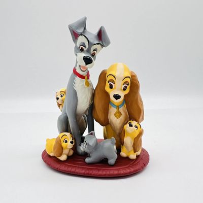 1999 Hallmark Keepsake Ornament Lady & the Tramp the Family Portrait From Disney by Baby Cakes